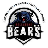 a black outline of a bear with black text on white background.