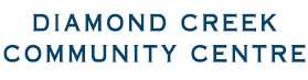 Text logo for Diamond Creek Community Centre in bold uppercase letters.