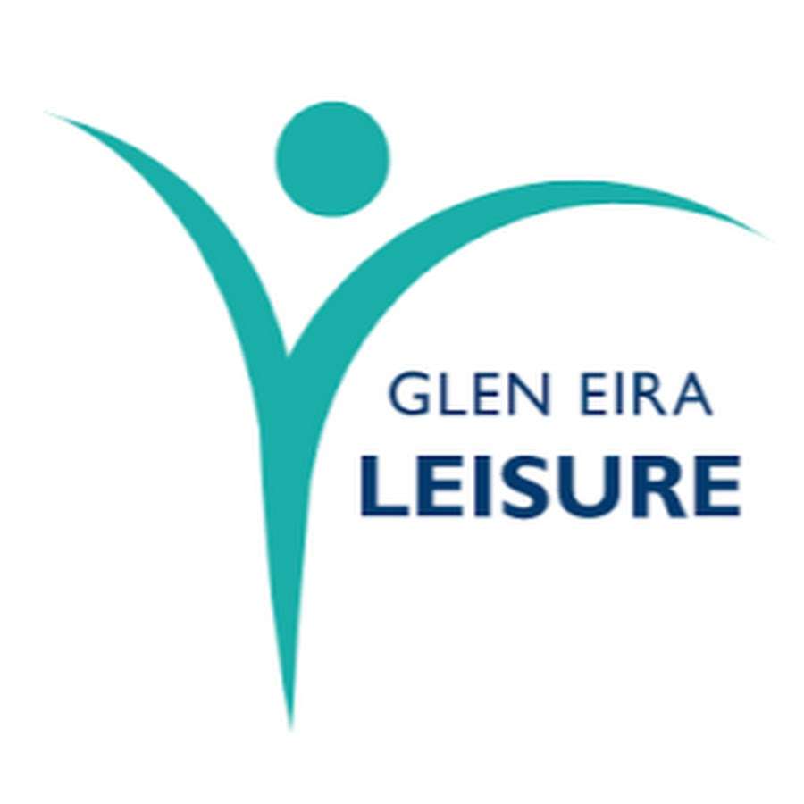 Logo of Glen Eira Leisure, featuring a stylized figure in teal, symbolizing activity and wellness, with the text "GLEN EIRA LEISURE."