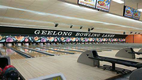 Bowling lanes at Oz Tenpin in Geelong