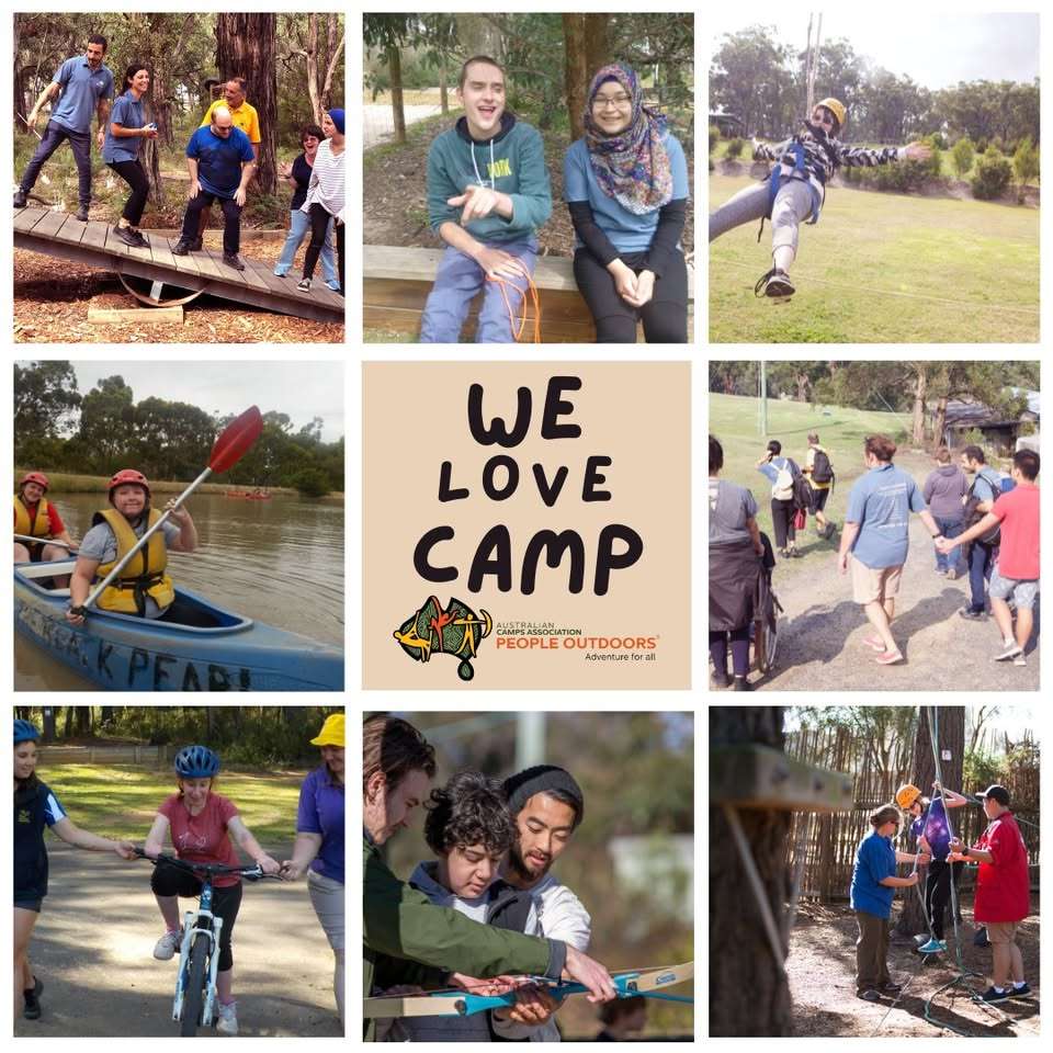 8 different photos of people doing many activities.