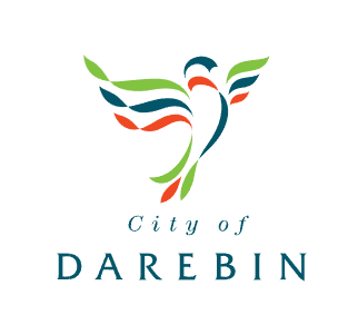 a green and orange bird logo with green text.